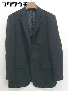 ■ TAKEO KIKUCHI タケオキクチ 2B シングル 長袖 テーラード ジャケット サイズ4 ブラック系 メンズ