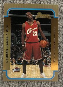 格安スタート！人気！激レア！ルーキーカード！2003 Bowman Lebron James RC #123 NBA Rookie Card Gold