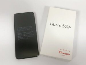 #109/QA211▼【未使用】 ZTE Libero 5G IV A302ZT ブラック　ymobile版