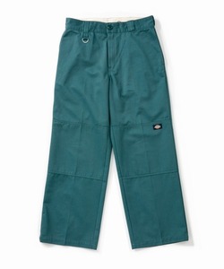 Dickies × AVIREX ダブルニー センタープレス ワークパンツ 32インチ /グリーン　アビレックス(アヴィレックス)　ディッキーズ