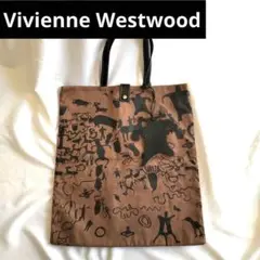 Vivienne Westwood トートバッグ キャンバス ブラウン