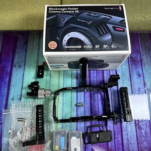 SmallRig多数付属！bmpcc4k blackmagic Pocket cinema camera 4k シネマカメラ　マイクロフォーサーズ　dji RONIN-S用Small Rig付き　SSD