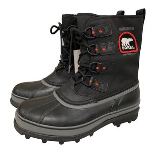 SOREL ソレル CARIBOU XT スノーブーツ カリブー ウォータープルーフ NM 2138-010 27cm ブラック メンズ【中古】