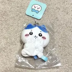 ちいかわ ぬいぐるみキーカバー ハチワレ マスコット キーホルダー