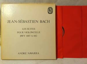 ♪ 日Victor / VIC2186-8 ♪ Bach Navarra バッハVc無伴奏全曲 アンドレ・ナヴァラ