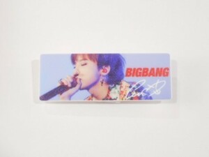 韓国 K-POP☆BIGBANG ビックバン G-DRAGON☆ホワイトアクリルネームバッチ　名札　B-78