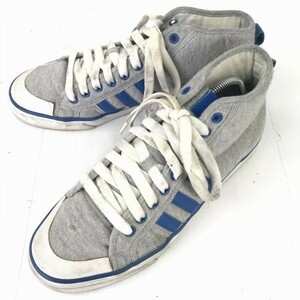 adidas/アディダス★NIZZA HI/ハイカットスニーカー【28.5/グレー×青】◆P-110