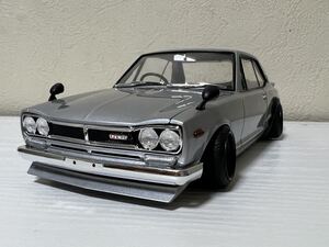 SKYLINE 2000GTR シルバー　1/24完成品