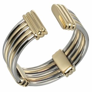 カルティエ CARTIER 10号 リング 指輪 OR ETACIER ヴィンテージ K18YG イエローゴールド ステンレス レディース【I192023168】中古