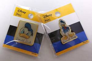 2018 絶版品 Disney ピンズ ピンバッジ Disney Pins Donald Duck 2点セット ①『アングリー』＋②『ドナルド』※未開封品/未使用品/個性的