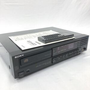 SONY ソニー CDプレーヤー CDデッキ CDP-970 オーディオ機器 リモコン　取説付き　R店1220