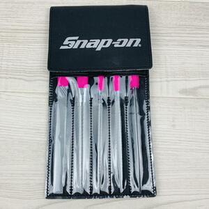 新品未使用 snap-on スナップオン 棒ヤスリセット 限定色 ピンク