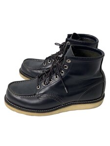 RED WING◆ブーツ/US7.5/BLK/レザー/8179//