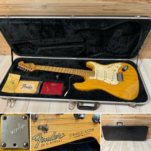 ☆Fender USA☆フェンダー Stratocaster ストラトキャスター☆エレキギター☆E919331☆ハードケース 付属品☆ 