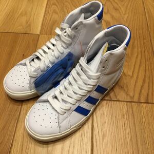 未使用 23cm adidas originals アディダス オリジナルス Basket Profi バスケット プロフィ ホワイト×ブルー キッズ スニーカー