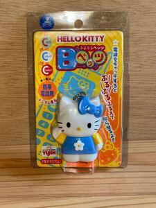 新品　未開封　当時　 サンリオ　sanrio ハローキティ hello kitty ぶるぶるペッツ　 人形　携帯電話用　vintage retoro ファンシー 青