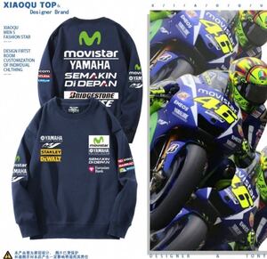 YAMAHA movlstar MOTOGP スウェット長袖 トレーナーS〜3XL/カラー選択可