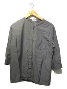 DES PRES◆７分袖ブラウス/36/コットン/GRY/22-01-21-01201//