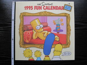 The Simpsons 1995 FAN CALENDAR by Matt Groening アニメ ザ・シンプソンズ カレンダー 名画パロディ