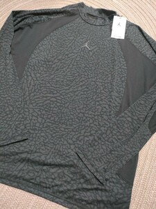 新品 定価9570 NIKE JORDAN 長袖 カットソー 2XL ナイキ ジョーダン ロンT エレファント柄 メンズ