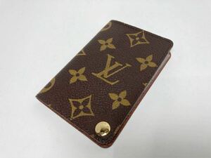 【美品】 LOUIS VUITTON ルイヴィトン ポルトカルトクレディプレッシオン M60937 モノグラム カードケース パスケース 名刺入れ ブラウン