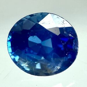 1円〜!!≪天然サファイア 0.41ct≫n 約4.2×3.9mm ルース 裸石 sapphire 宝石 ジュエリー コランダム DA2/zz ◎w4 95