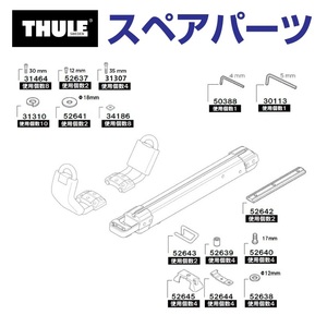 TH1500052637 THULE スペアパーツ 898 ボルト (マリンキャリア Thule Hullavator Pro898) 送料無料