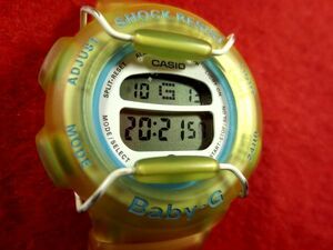 MATS02）★完動腕時計★CASIO カシオ★Baby-G Gショック系★BG-212★イエロー