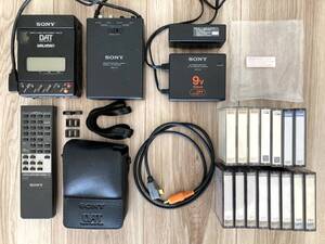 SONY TCD-D3 DAT WALKMAN ポータブルプレーヤー オーディオ ACアダプター付属 ケース付属 リモコン付属