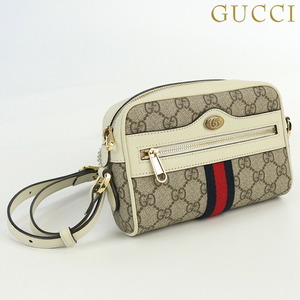 中古 グッチ 斜め掛け ショルダーバッグ レディース ブランド GUCCI オフィディア GG ミニバッグ 517350 ブラウン バッグ