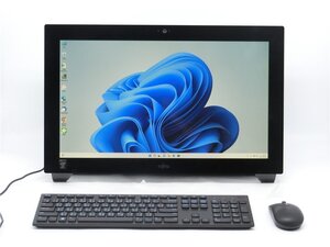 カメラ内蔵/中古/WIN11/新品無線KB＆マウス/爆速SSD512GB/8GB/21型タッチパネル/4世代i7/FMV　WH77/M一体型　MSoffice2021搭載　