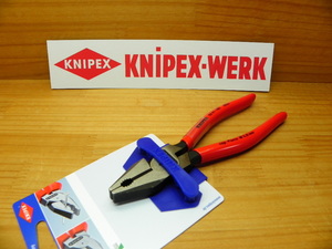 クニペックス 強力型 ペンチ *KNIPEX 0201-180SB ピアノ線2.0 *正規輸入品保証