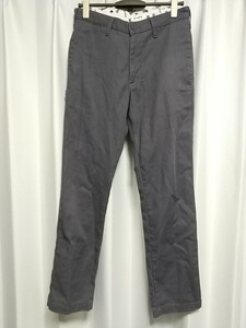 BIGJOHN.CALIF ワークパンツ ウエスト76 ビッグジョン カリフ グレー アメカジ ストリート スケートボード スケボー 中古 古着 pants used