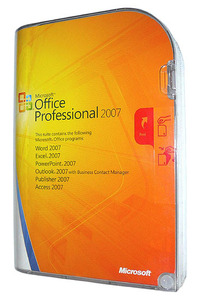 【新品訳あり(箱きず・やぶれ)】 Office Professional 2007 製品版 英語版 [管理:1120257]