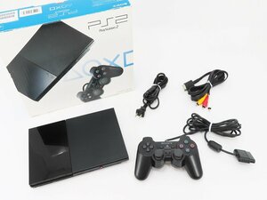 ○【SONY ソニー】PS2本体 SCPH-90000 チャコールブラック