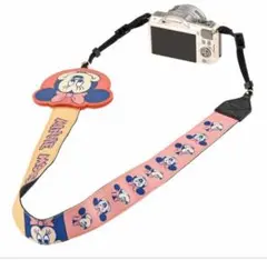 新品☆Disney ディズニー ミニーマウス カメラ用ストラップ