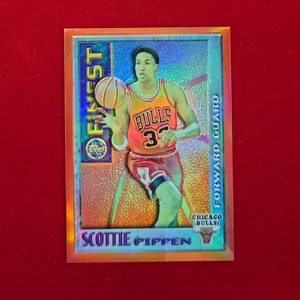 ◆【Orange Bordered】Scottie Pippen Topps Finest Mystery Finest card#m15　◇検索：スコッティ・ピッペン Chicago Bulls シカゴ ブルズ