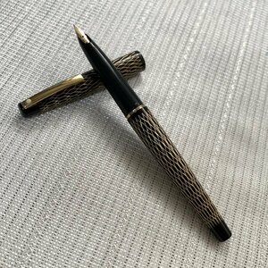 メンテ済 シェーファー SHEAFFER レディシェーファー 14K(585) 金ウロコ カートリッジ コンバーター 万年筆 IW411AP03SHF//