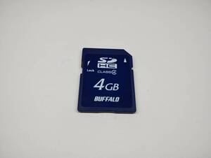 4GB　BUFFALO　SDHCカード　フォーマット済み　SDカード　メモリーカード