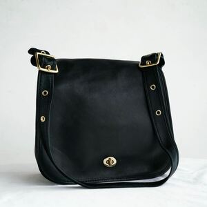 極美品　希少モデル　 VINTAGE COACH オールドコーチ OLDCOACH コーチ ERGO VINTAGE 黒 Black RARE color ショルダーバッグ