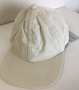 ◆GENERAL THINGS タグ付き 美品 ジェネラル シングス　WHITE CAP キャップ 調整可能白