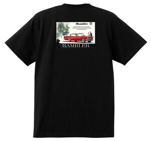 アドバタイジング AMC 3099 黒 Ｔシャツ 1960 ランブラー アンバサダー メトロポリタン アメ車 ホットロッド アドバタイズメント