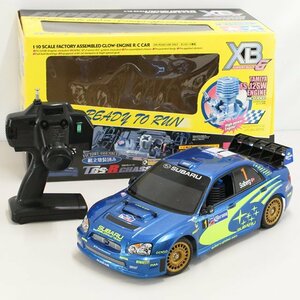 《中古》タミヤ 1/10 エンジンRCカーシリーズ・XBG スバル インプレッサ WRC 2004 組立塗装済 動作未チェック 難あり（西）