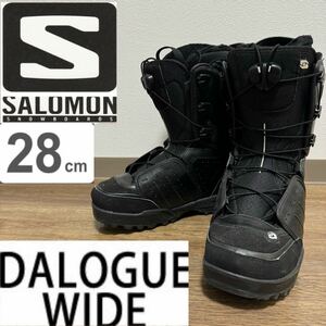 SALOMON サロモン DIALOGUE WIDE ダイアログ ワイド スノーボード スノボ ブーツ 靴 28cm 28 オールラウンド 黒 ブラック ダイヤログ