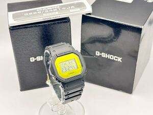 6-46 未使用 国内 廃盤 カシオ CASIO G-SHOCK Gショック 35周年 メタリック ミラー フェイス DW-5600BBMB-1JF ブラック ゴールド 腕時計