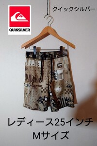 QUIKSILVER クイックシルバー サーフパンツ 水着 レディース 25インチ Mサイズ Mサイズ サーフィン サーフウェア キッズ サーフショーツ