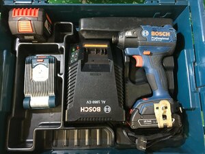 【中古品】★BOSCH(ボッシュ) 18Vバッテリーインパクトドライバー GDR18V-EC おまけボッシュLEDライト/ITEXBUBT7S5E