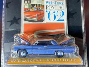 AMERICAN MUSCLE 1/64 62 PONTIAC CATALINA SUPER DUTY ポンティアック カタリーナ ERTL アーテル 青