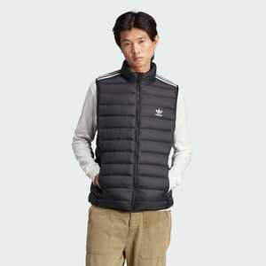 パデッド スタンドカラー パファーベスト 通勤通学 ストリート メンズ MENS EA053 HZ0686 STAND−COLLAR PUFFER VEST BLACK 2XL