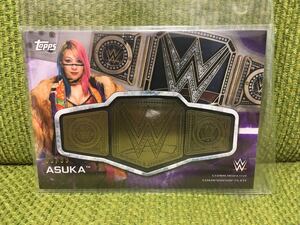 トレーディングカード Topps 世界限定99枚 (85/99) チャンピオンベルト 2019 【アスカ ASUKA WWE】